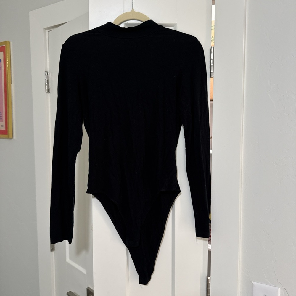 a new day Black Long Sleeve Bodysuit